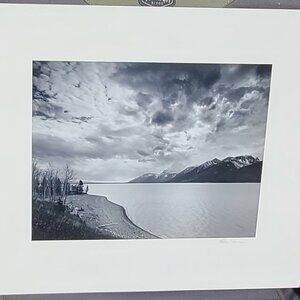 Alan Ross Signed & Numbered Jackson Lake Clouds, 1975, Silver print, 10 x 13